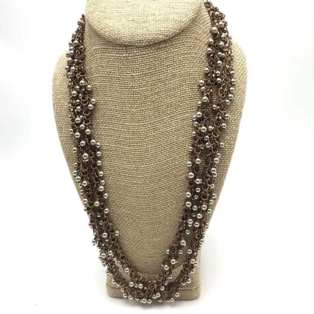 Dominique Cohen for Target Cascading Faux Pearl Ne